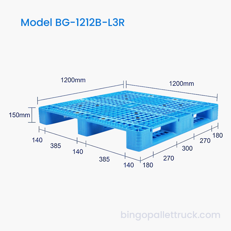 Yhtenäinen koko 1200x1200mm lava teräspalkeilla täydellinen automatisoituihin varastojärjestelmiin
