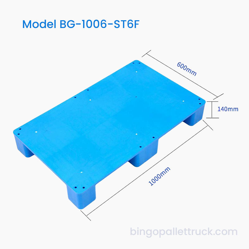 1000x600mm umpikantinen muovilava kuusi jalkaa -tyyli logistiikkaan