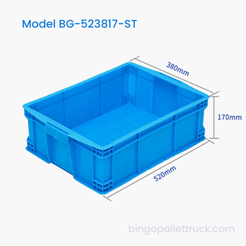 26L HDPE pinottava muovinen kantolaatikko laitteistoille ja kiinnikkeille