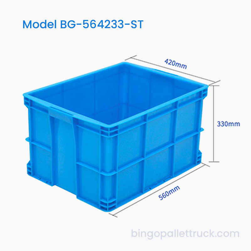 Pinottava muovinen 60 litran HDPE-säilytyslaatikko