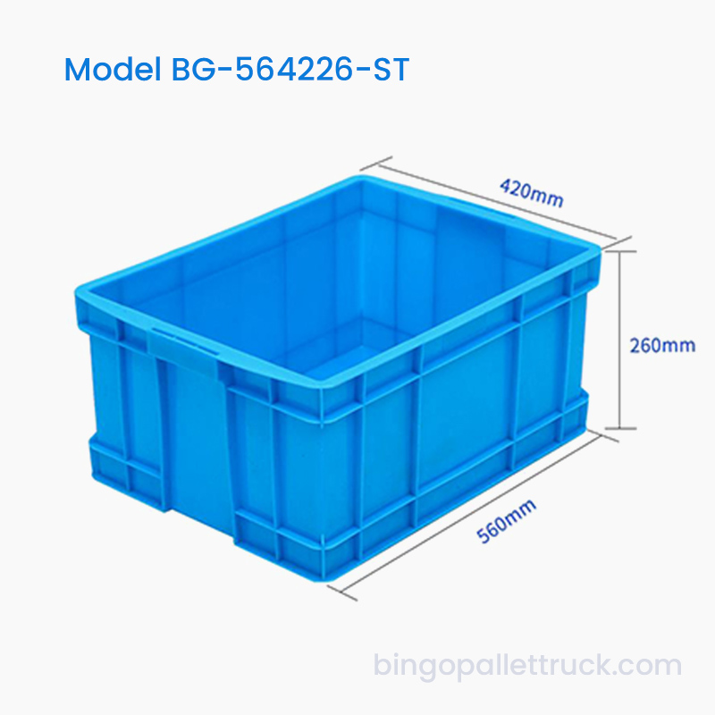 Pinottava muovinen 47 litran HDPE-logistiikkasäiliö
