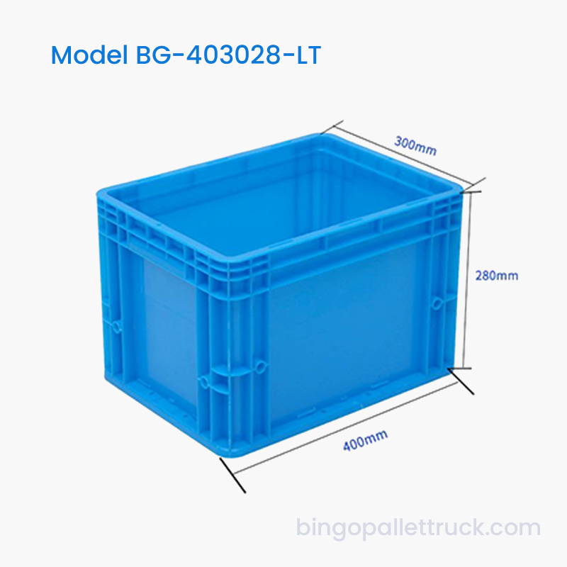 27L Logistics Muovinen Tote Box Logistics Säilytyslaatikko