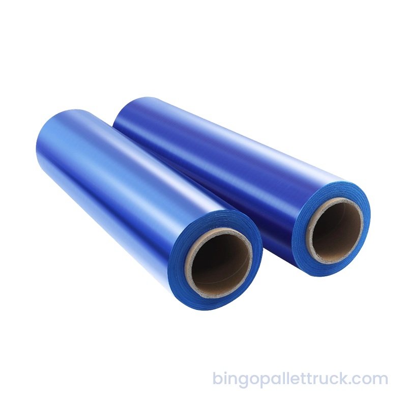 Erittäin luja LLDPE sininen Stretch Wrap pakkaamiseen
